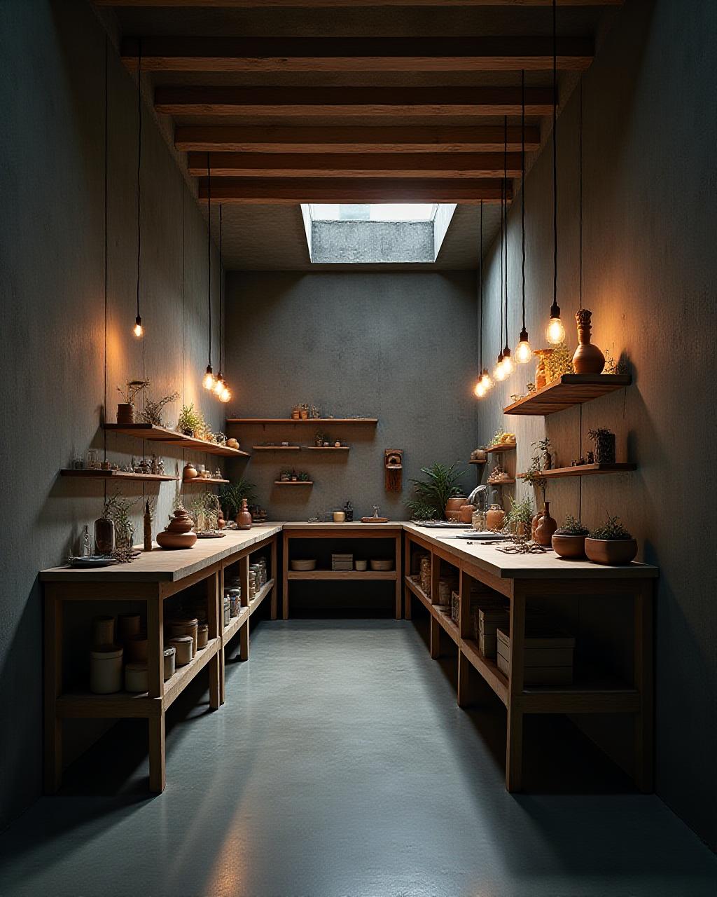 Produksjon i bunkeren